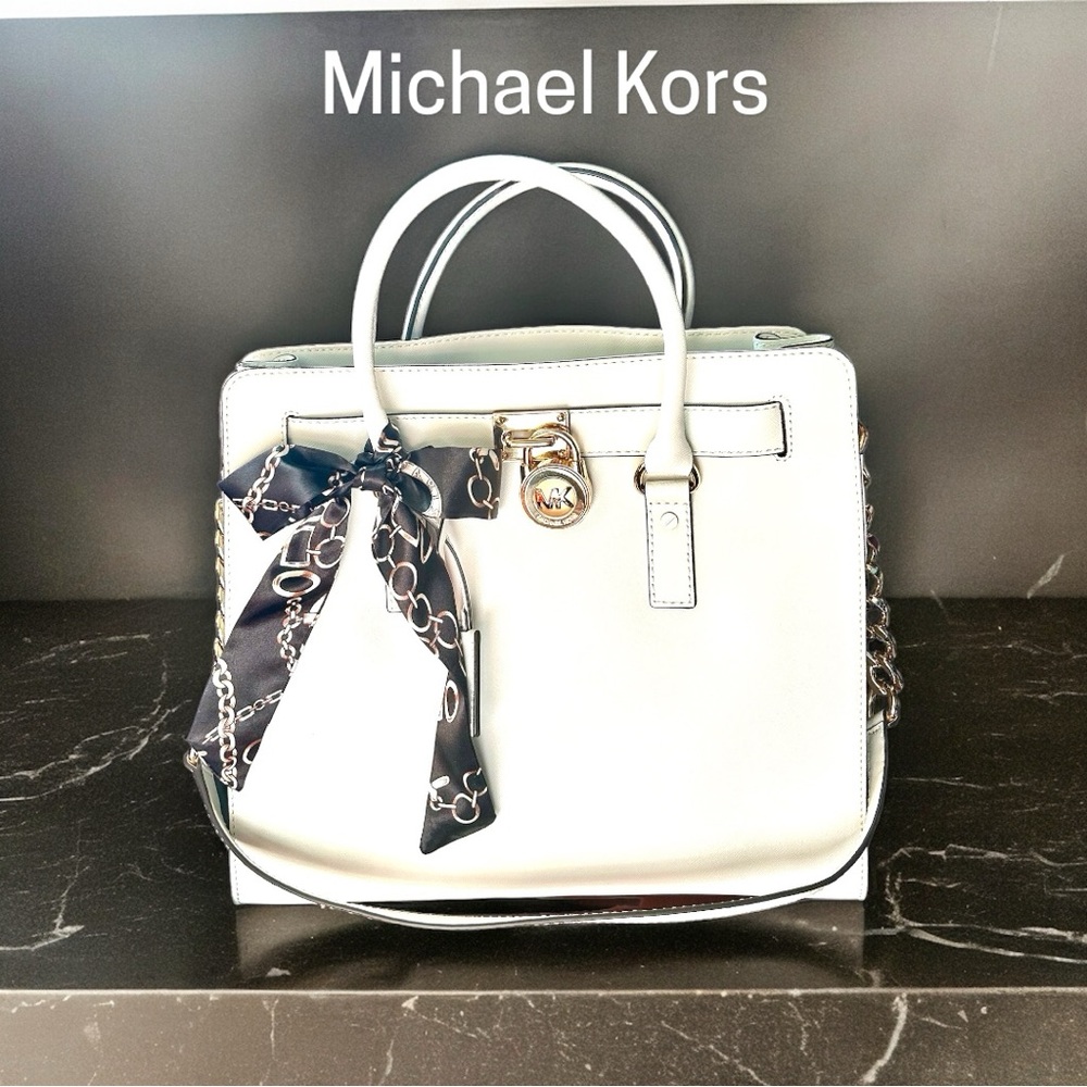 Michael Kors Saffiano Leather Top Handle Bag